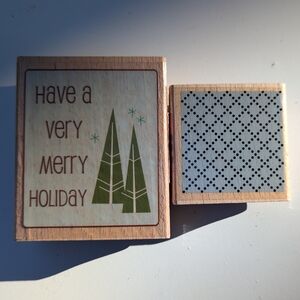 Holiday Rubber Stamps